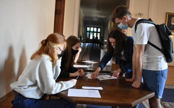 The university is holding elections for the chairman of the student parliament